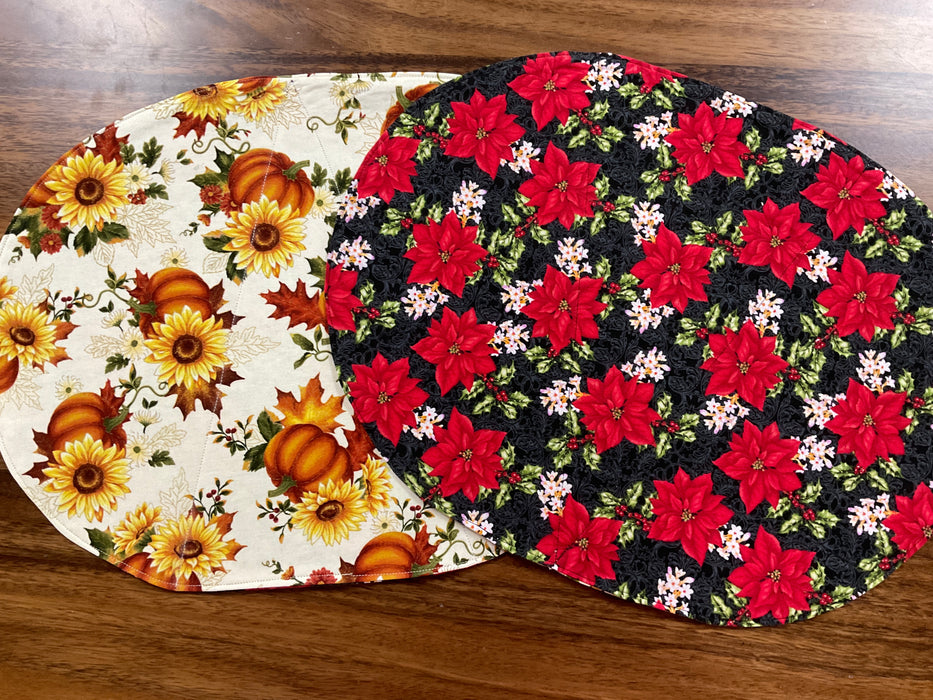 Fall/Christmas reversible placemat