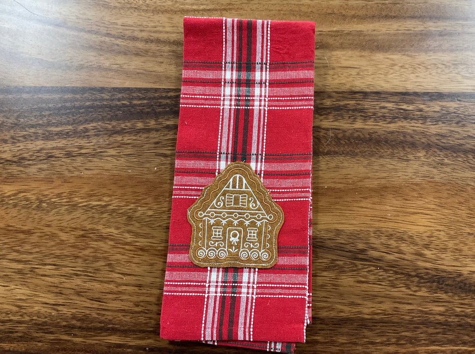 Dish Towel - Gingerbread House