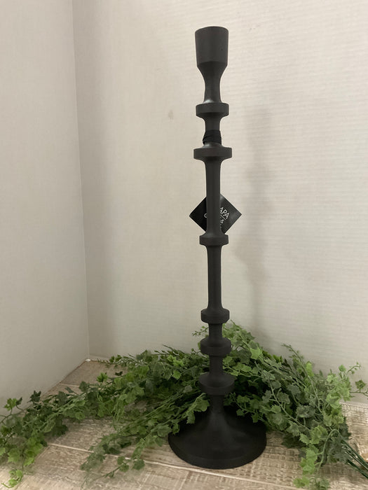 Abacus taper candle holder