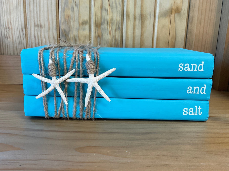 Book stack-Sand & Salt