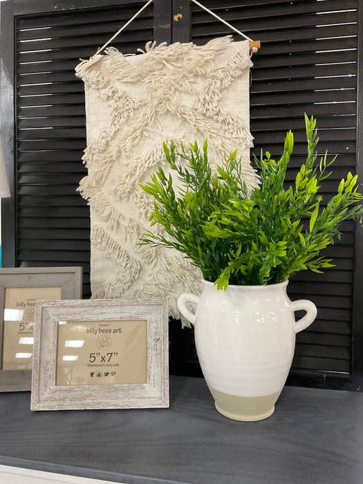 Urn vase with handles