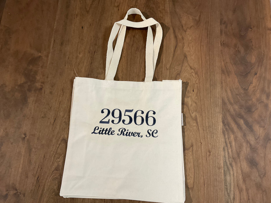 Canvas Tote Bag - Zip code