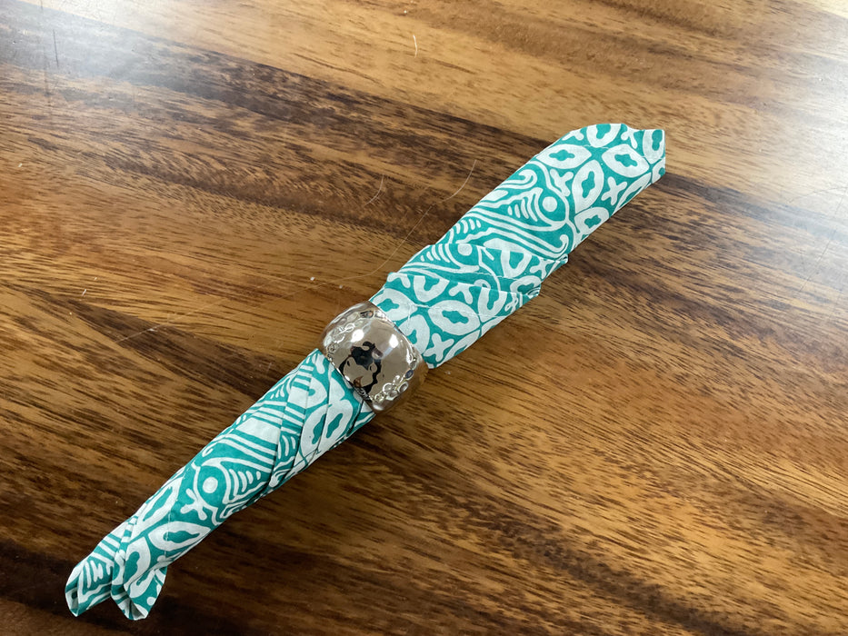 Tablerunner/napkins - teal