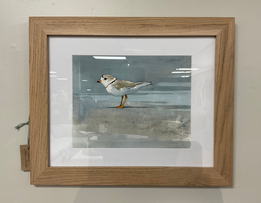 Framed Watercolor Print - Sandpiper
