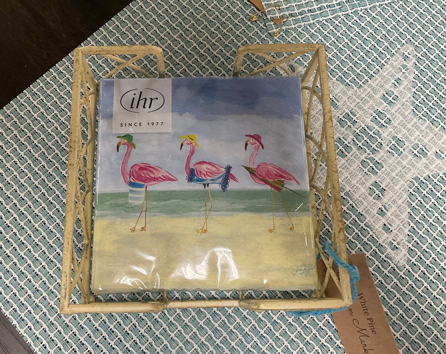 Cocktail Napkin - Beach Flamingo