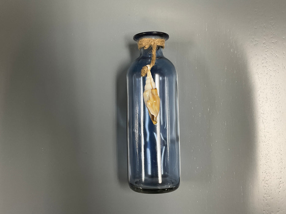 Vase - sea blue bottle
