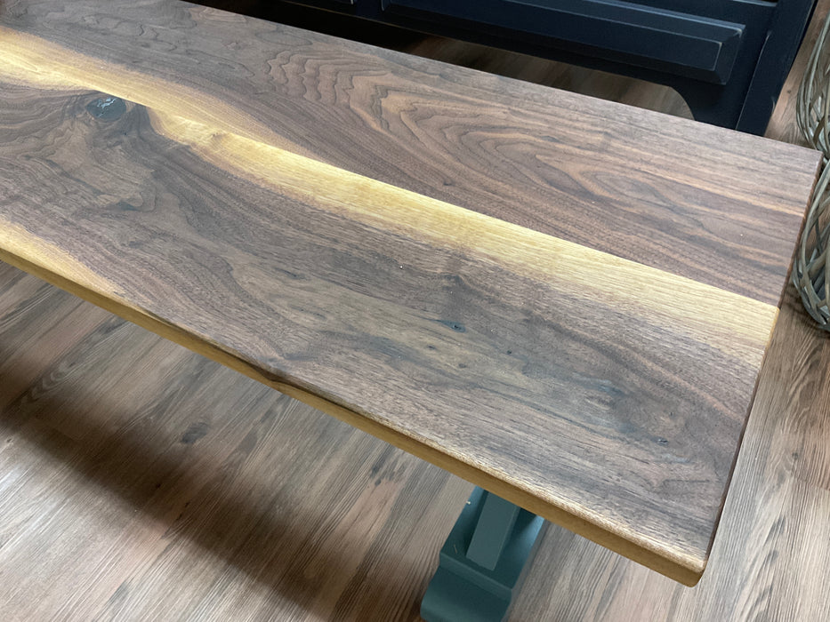 Romulus coffee table - walnut top