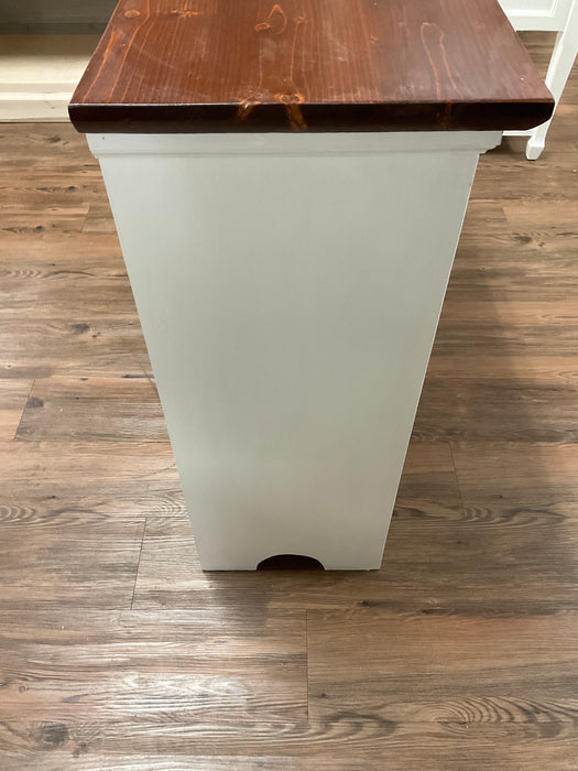 Single Door Window Cabinet - white