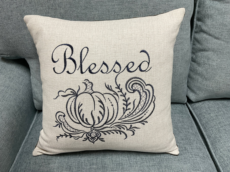 Throw Pillow - Blessed Pumpkin