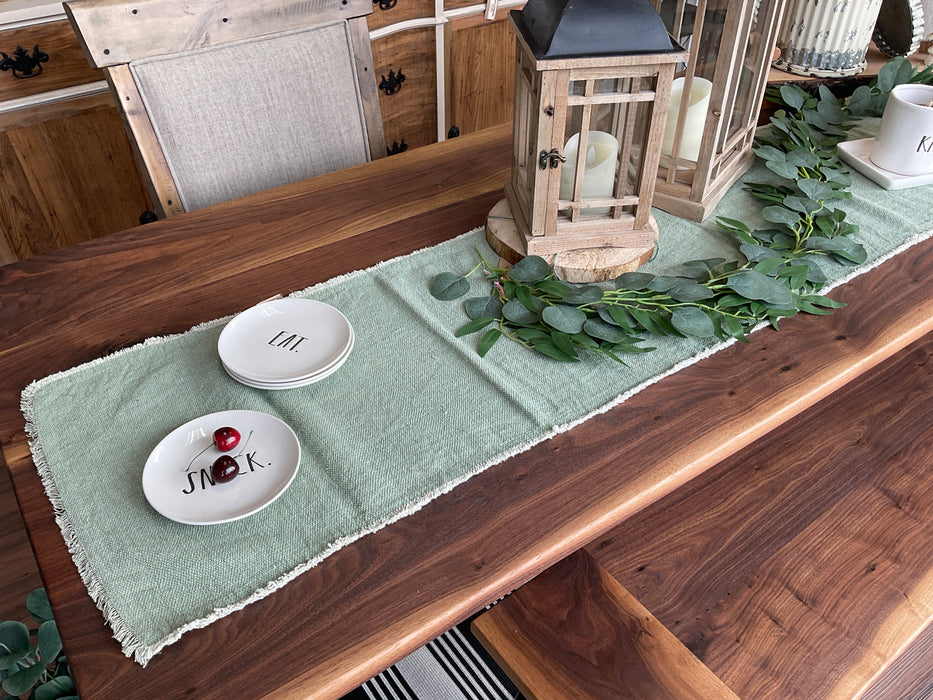 Frayed Edge Table Runner