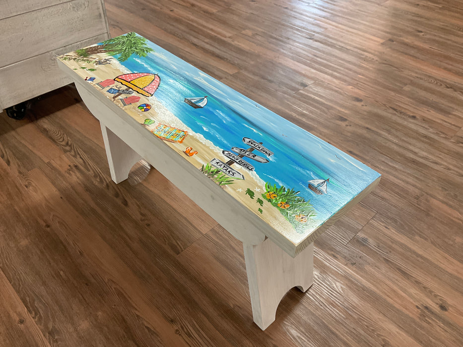 Wood Beach Bench