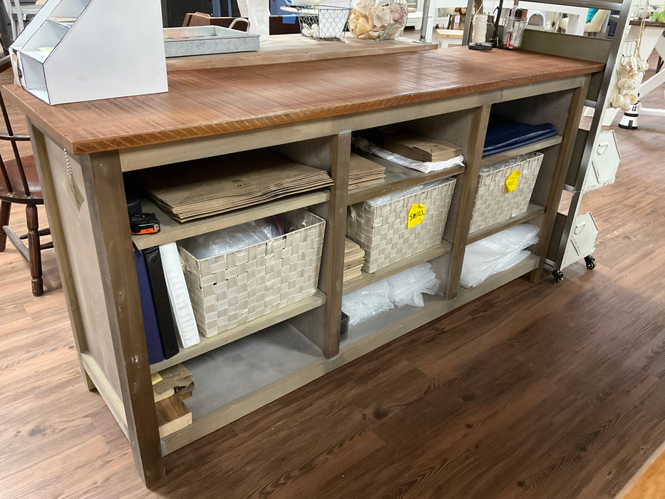 Open storage display cabinet