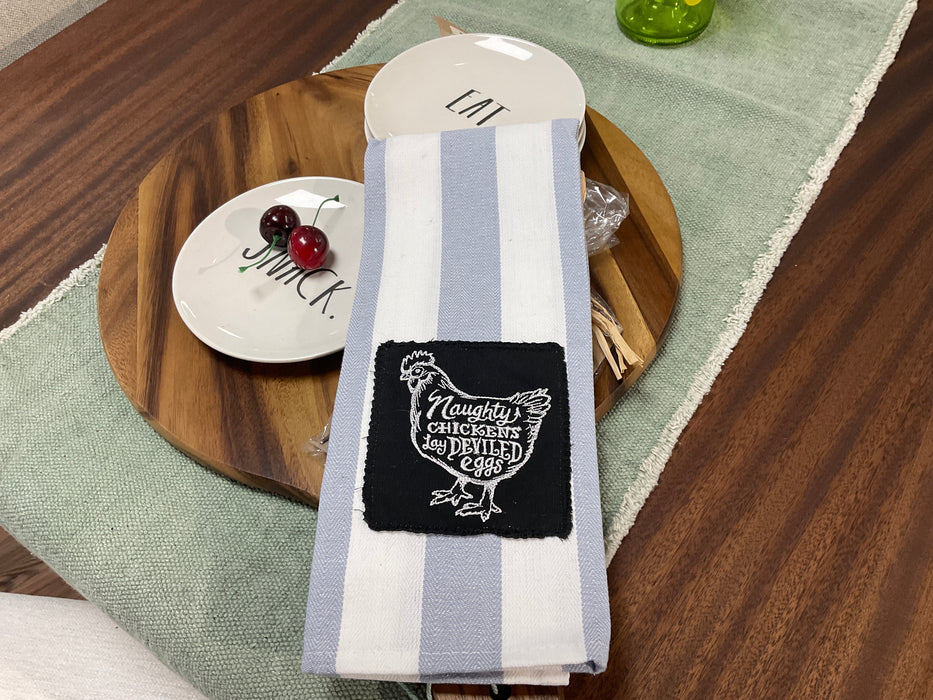 Dish Towel-Naughty Chicken