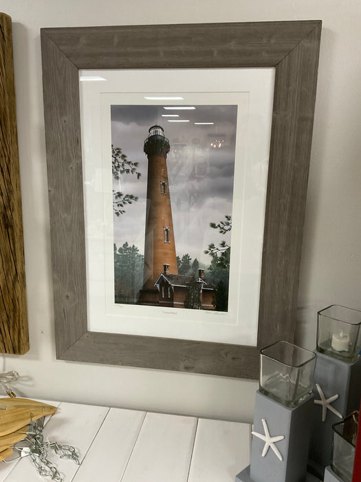 Large framed “Currituck Watch” print