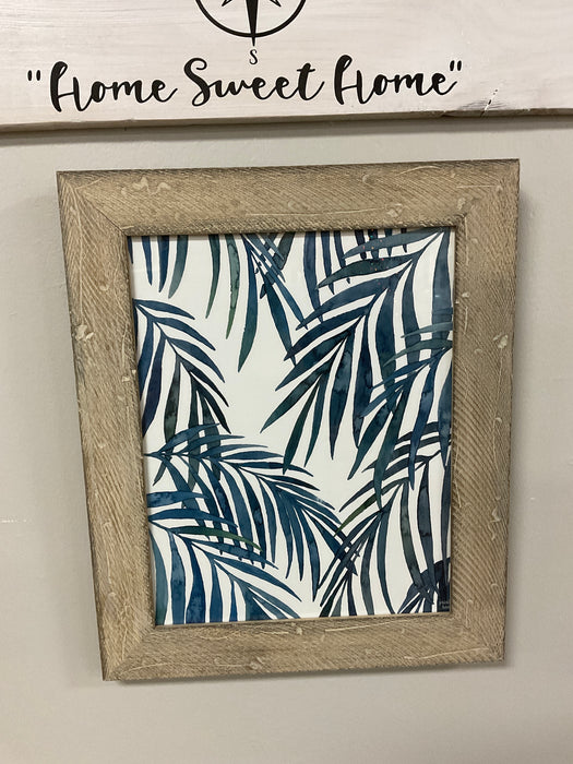 Framed sea life artwork - bamboo