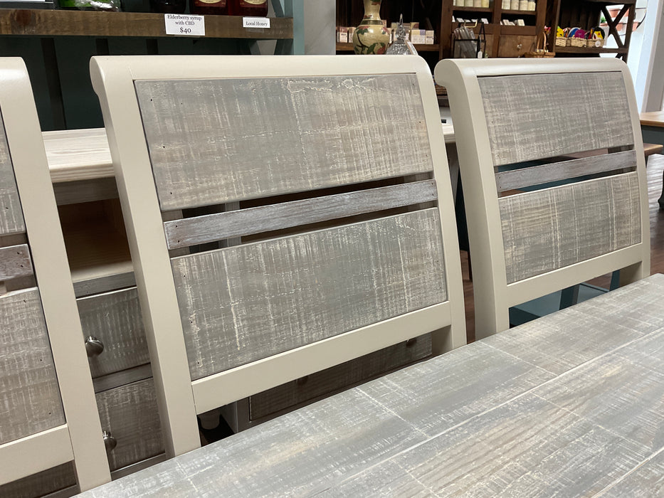 3-seat bench in pine