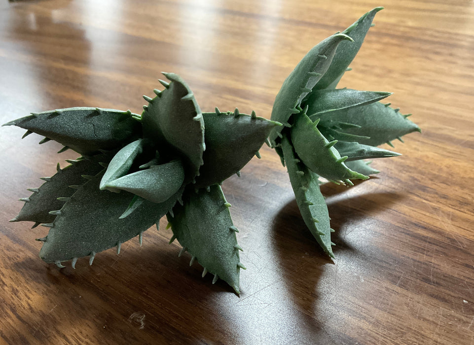 Assorted faux succulents-Light Green