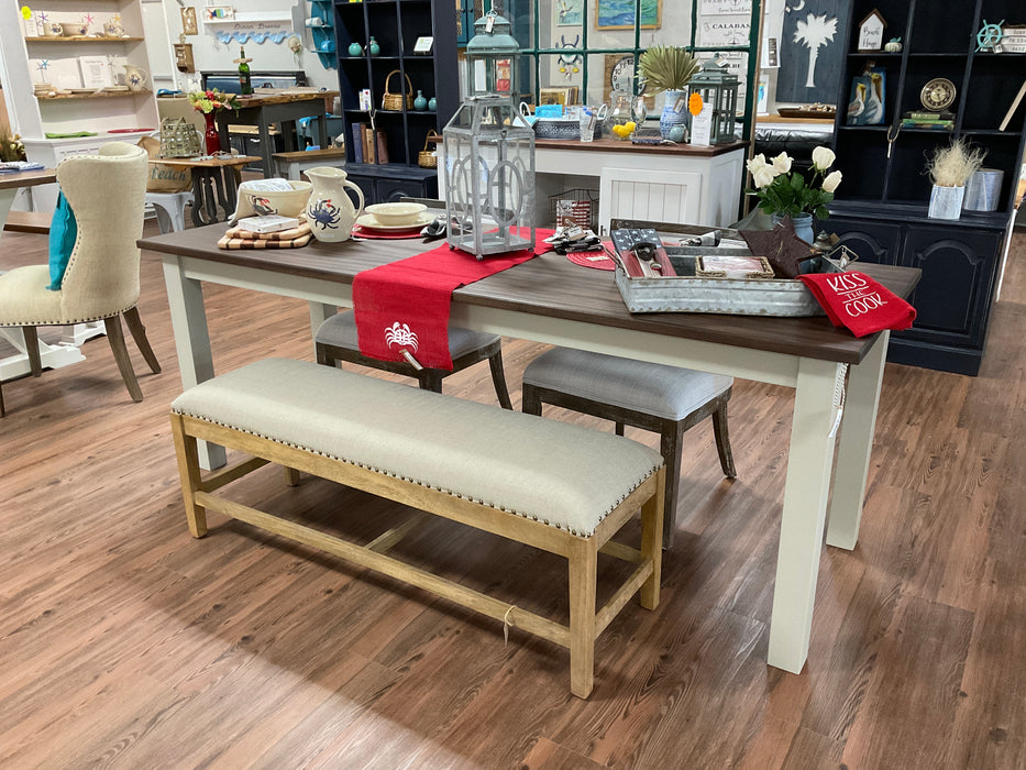 Clawson - Sapele top dining table