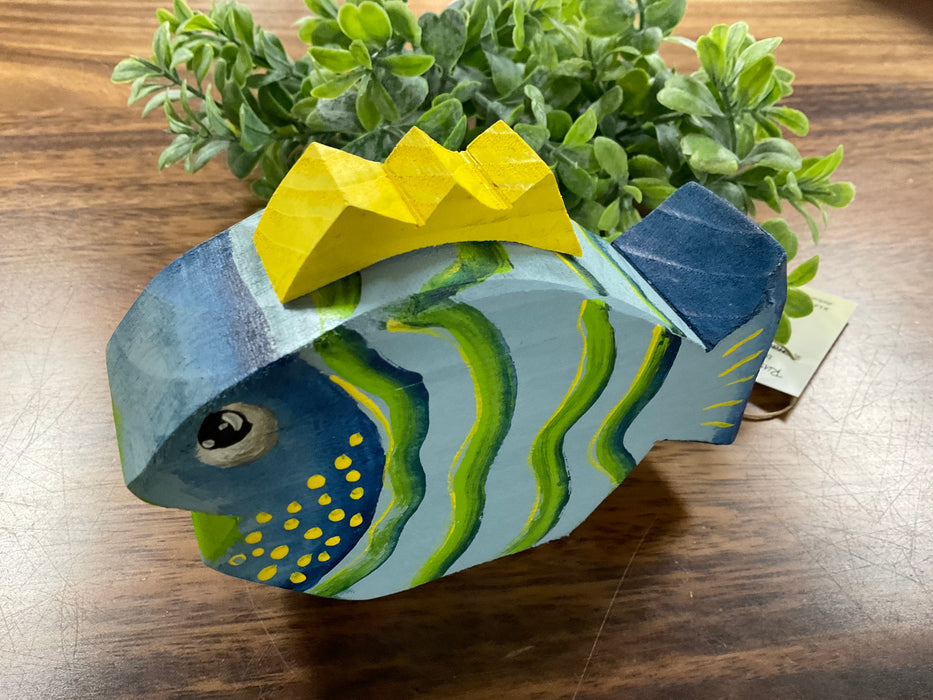 Colorful wood fish
