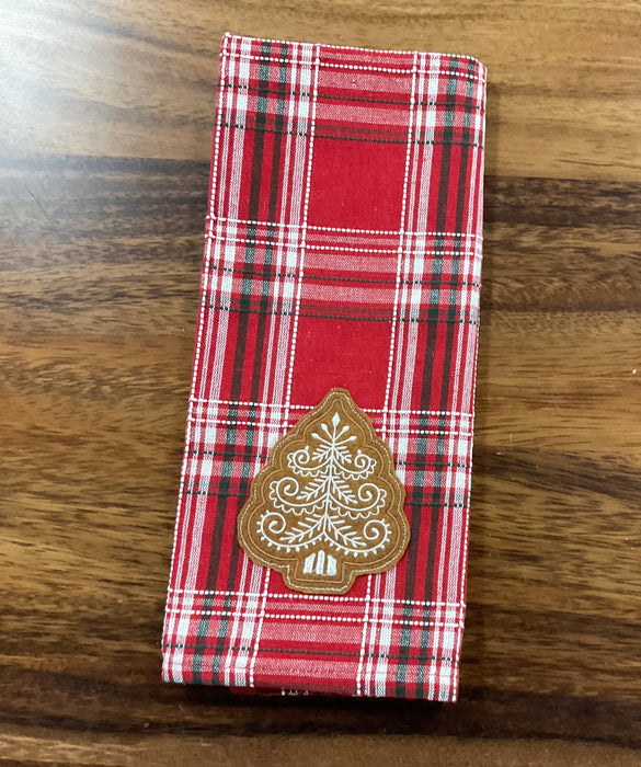 Dish Towel - Gingerbread Christmas Tree