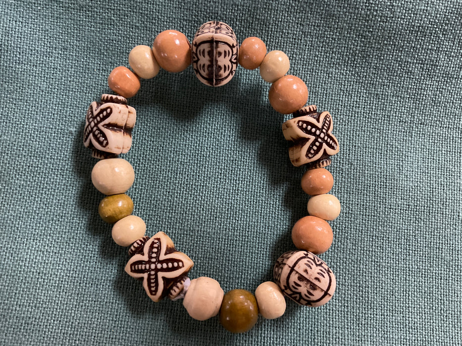Handmade Stretch Bead Bracelet