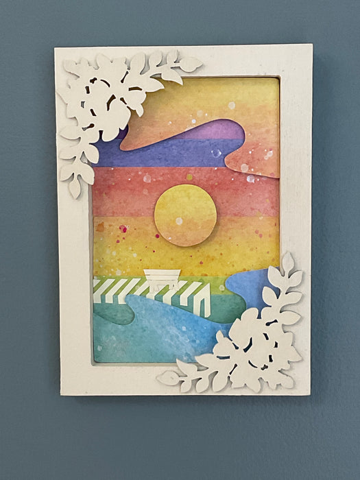 Card stock Picture-Dock for two