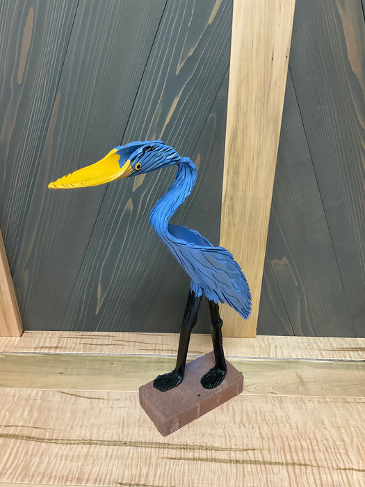 PVC blue heron