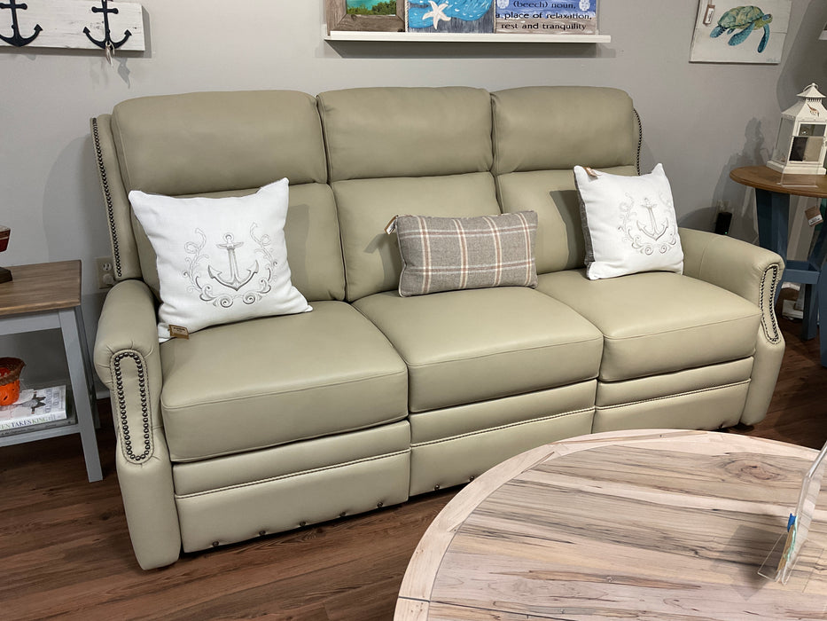 Hailey Leather Power Recliner Couch