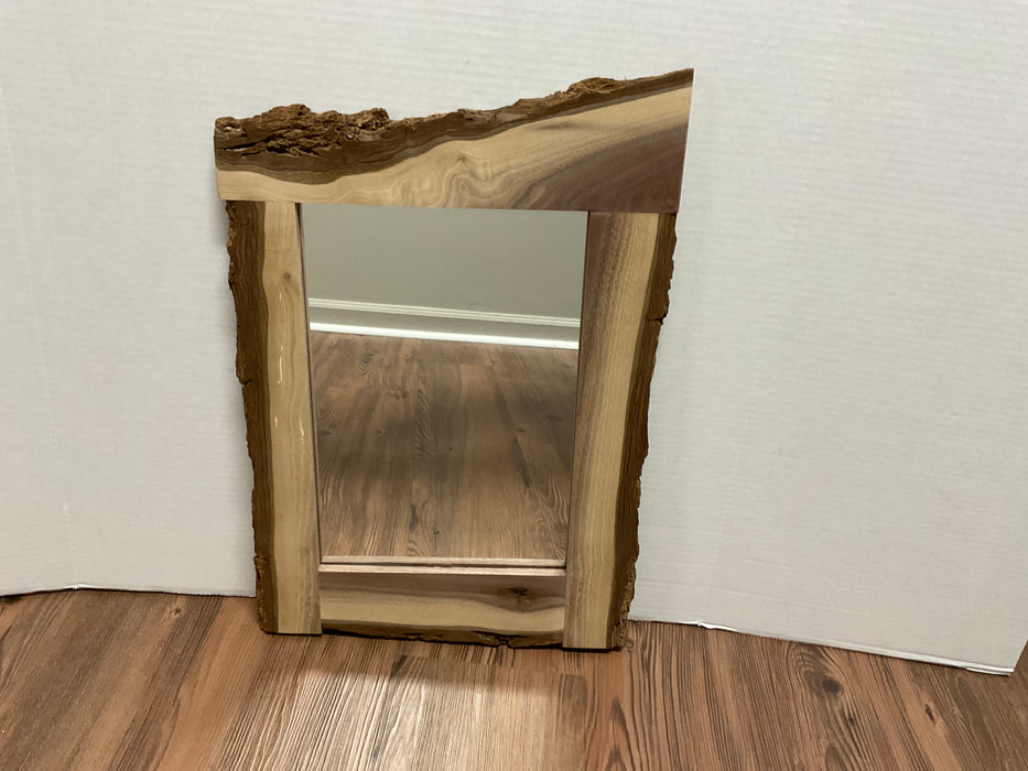 Live edge Walnut mirror