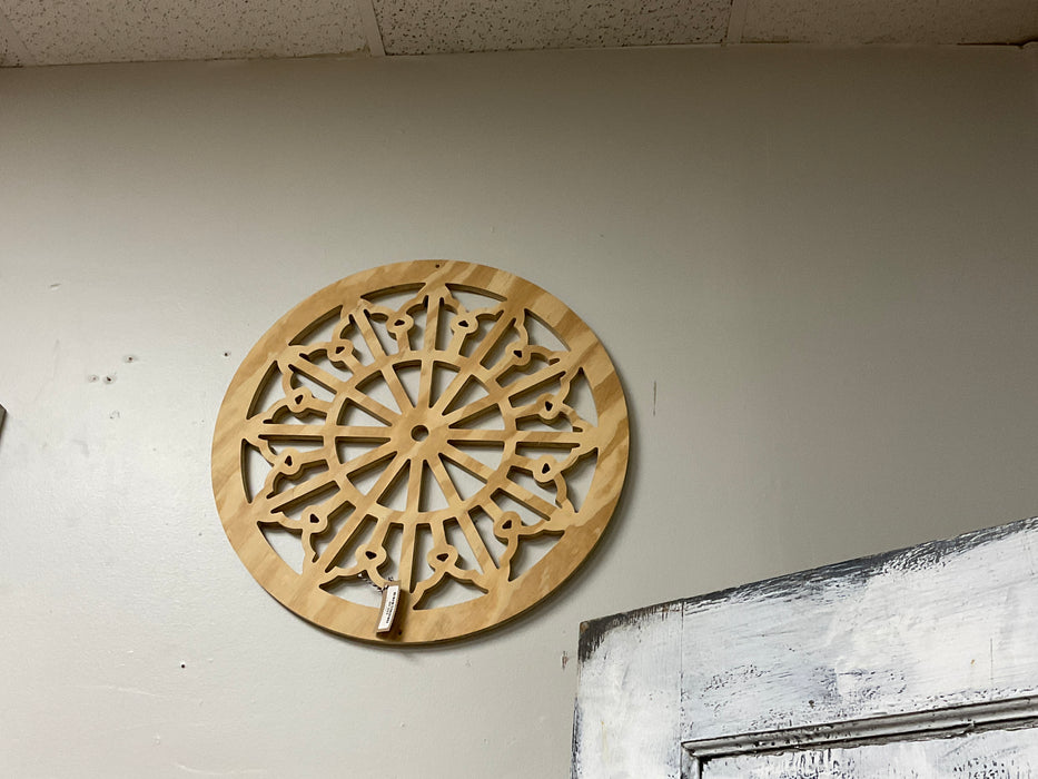 Round wood window