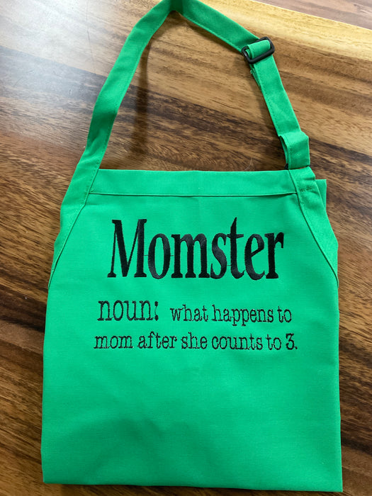 Apron- Momster