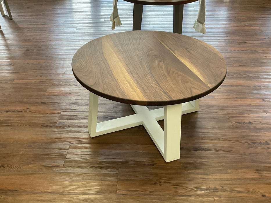 Taylor round coffee table - Walnut