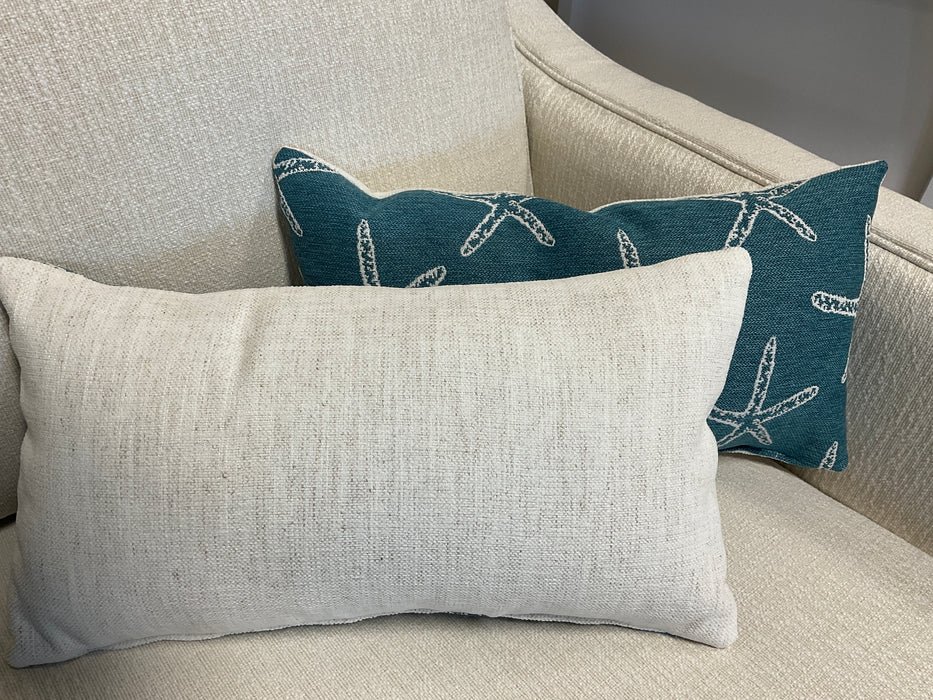 Starfish fabric pillow