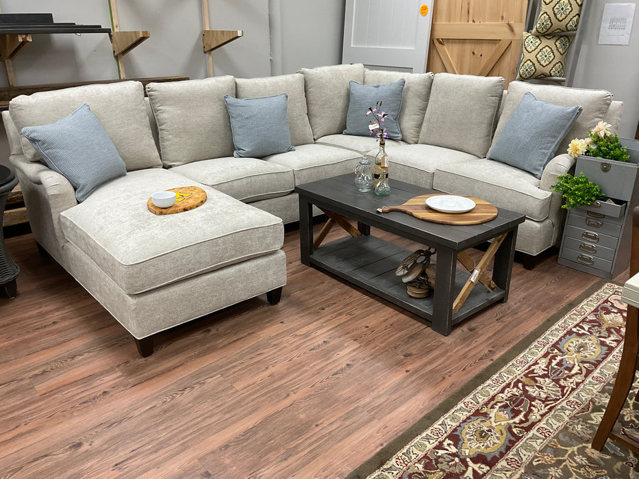 Corner sofa chaise sectional - linen