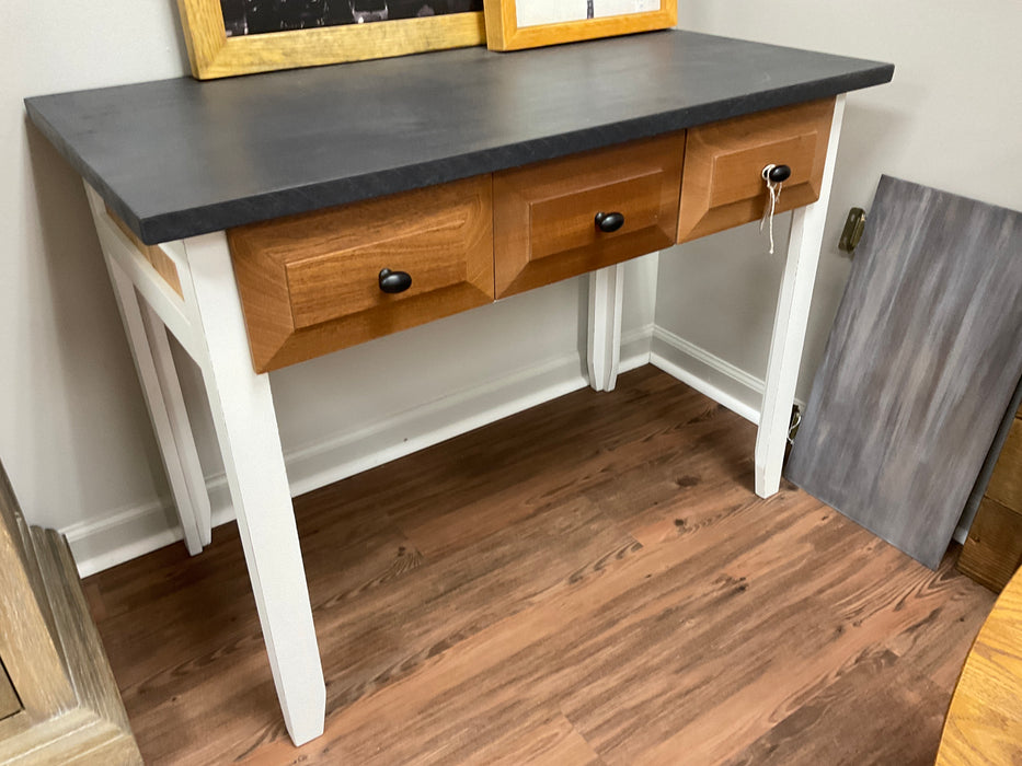 Sapele top console table