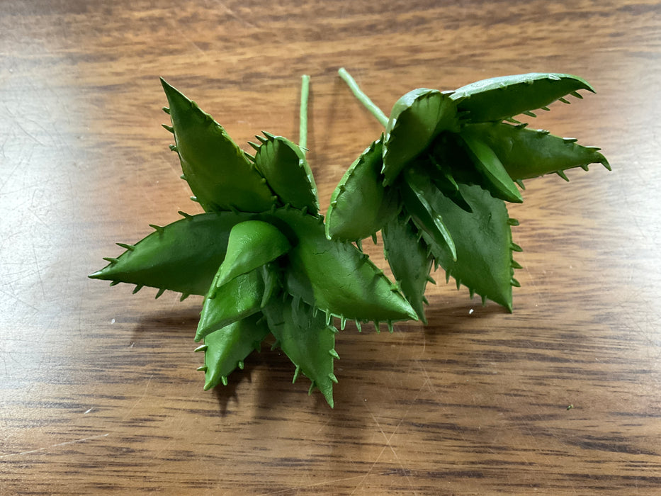 Assorted Faux Succulents-Dark Green