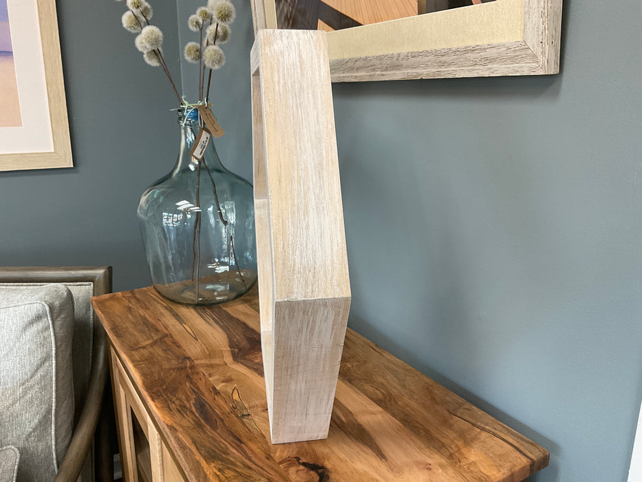 Hexagon wall shelf - maple