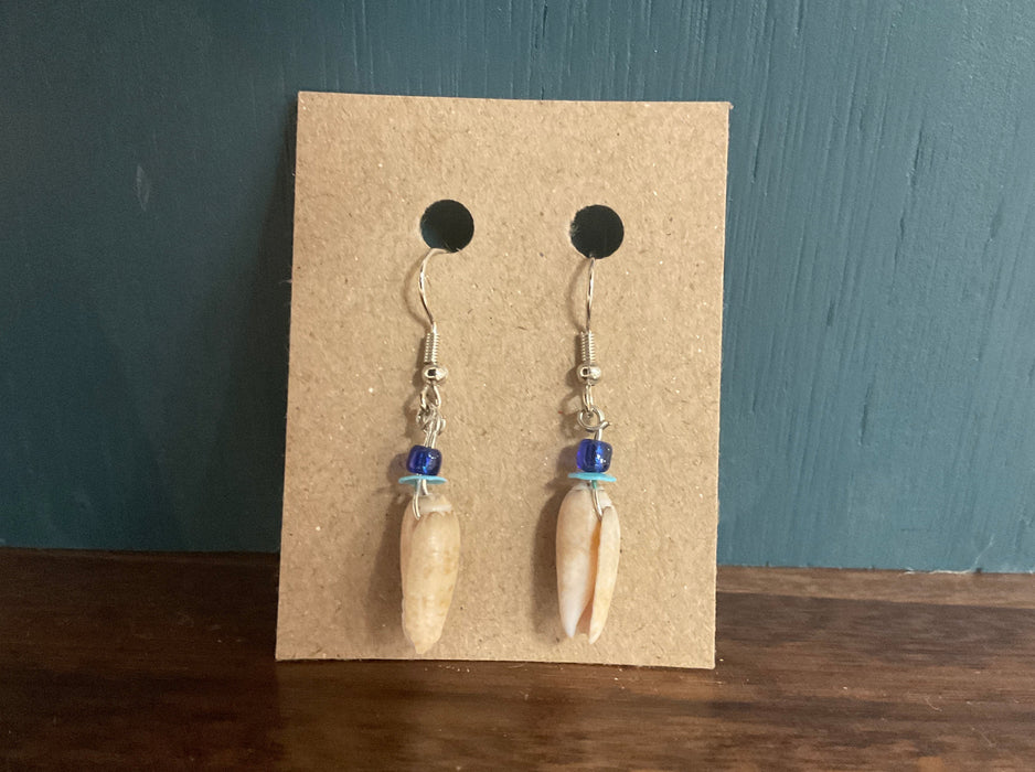 Olive Shell Earrings