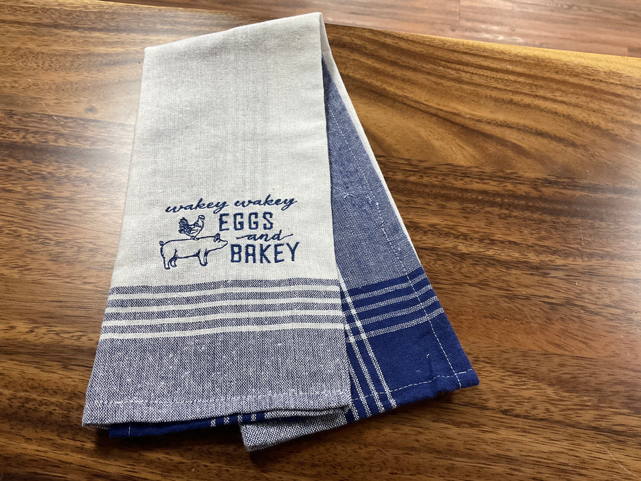 Dish towel - wakey wakey