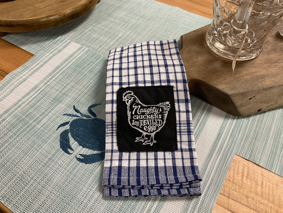 Dish Towel-Naughty Chicken