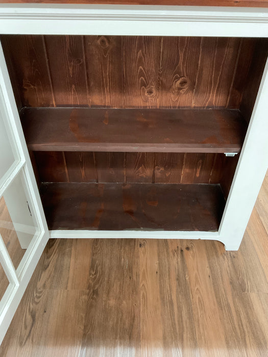 Single Door Window Cabinet - white