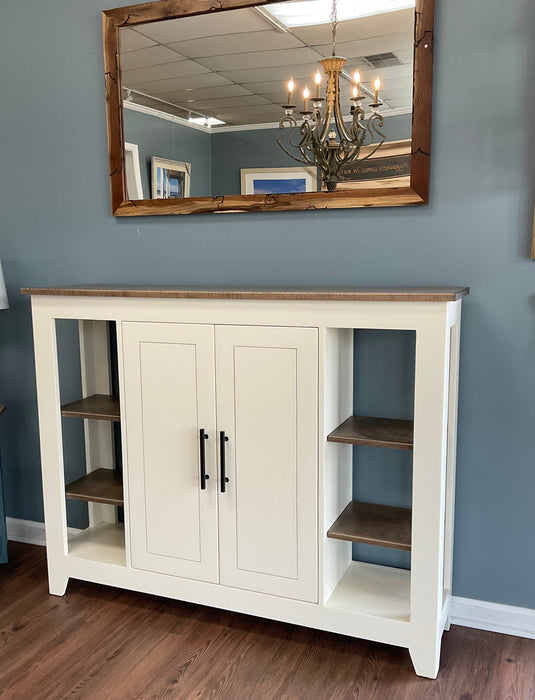 Charlotte sofa table - wormy maple