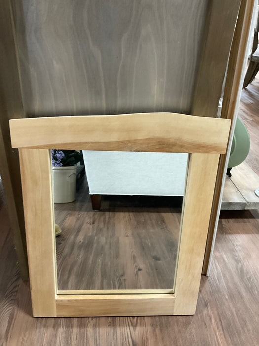 Birch wood mirror