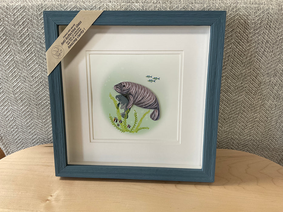 Quilling picture shadowbox