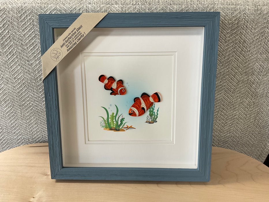 Quilling picture shadowbox
