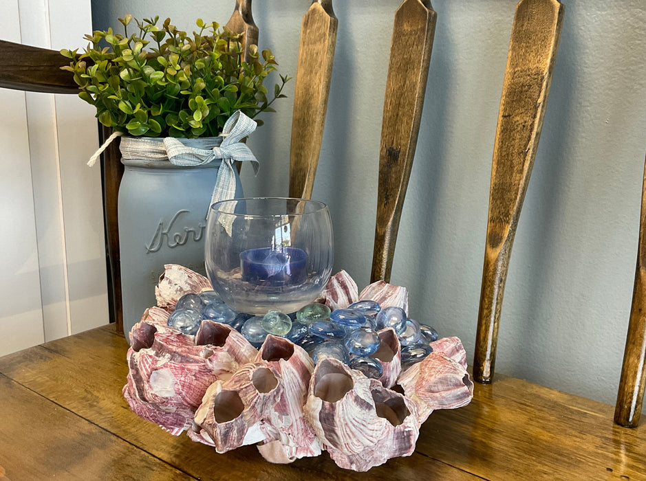 Purple Barnacle Coral Candle Holder