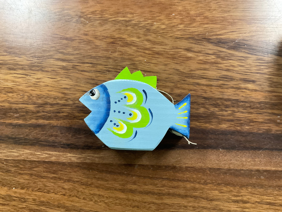 Colorful wood fish
