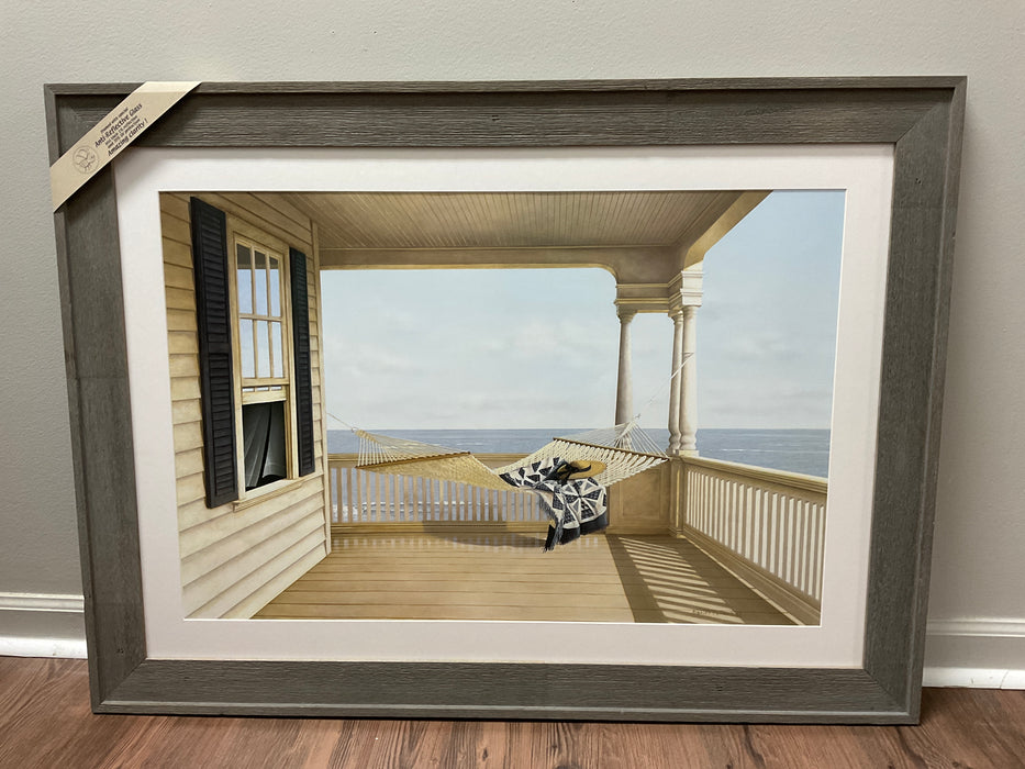 Hammock on Porch Print