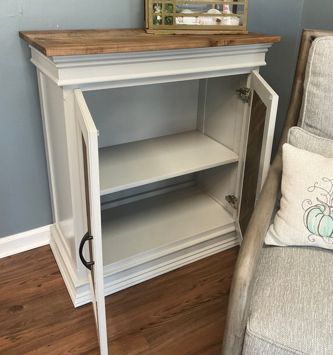 Saline Cabinet - Wood inserts