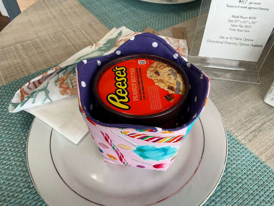 Fabric Ice Cream Holder